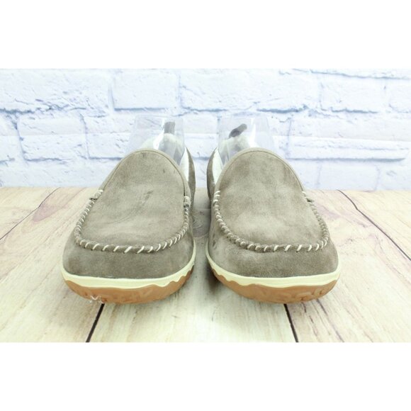 LL Bean Mountain Slippers Moccasin Dark Cement Size 8 M - Picture 4 of 9